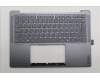 Lenovo 5CB1R68309 C-Cover with keyboard, Portuguese, Luna Grey, Puresight Logo, UK