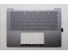 Lenovo 5CB1R68335 C-Cover with keyboard, UK English, Luna Grey, Non-Puresight Logo, UK