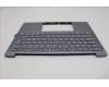 Lenovo 5CB1R68342 C-Cover with keyboard, Nordic, Luna Grey, Non-Puresight Logo, UK