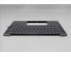Lenovo 5CB1R68344 C-Cover with keyboard, German, Luna Grey, Non-Puresight Logo, UK