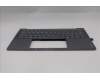 Lenovo 5CB1R68347 C-Cover with keyboard, Belgian, Luna Grey, Non-Puresight Logo, UK