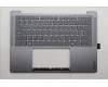 Lenovo 5CB1R68349 C-Cover with keyboard, Slovenian, Luna Grey, Non-Puresight Logo, UK