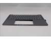 Lenovo 5CB1R68352 C-Cover with keyboard, Czech Slovakian, Luna Grey, Non-Puresight Logo, UK