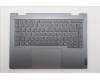Lenovo 5CB1R70692 C-Cover with keyboard, Hungarian, Luna Grey, Backlight, UK