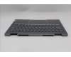 Lenovo 5CB1R70694 C-Cover with keyboard, Slovenian, Luna Grey, Backlight, UK