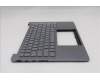 Lenovo 5CB1R71073 C-Cover with keyboard, German, Luna Grey, UK