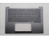 Lenovo 5CB1R71076 C-Cover with keyboard, Belgian, Luna Grey, UK