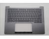 Lenovo 5CB1R71150 C-Cover with keyboard, US English Euro, Luna Grey, US