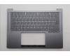 Lenovo 5CB1R71158 C-Cover with keyboard, Italian, Luna Grey, UK