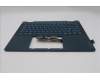 Lenovo 5CB1R71400 C-Cover with keyboard, Belgian, Tidal Teal, Non-FingerPrint, Non-Puresight Logo, UK
