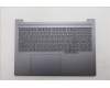 Lenovo 5CB1R91612 C-Cover with keyboard, Bulgarian, Luna Grey, UMA, UK
