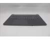 Lenovo 5CB1R91613 C-Cover with keyboard, Czech Slovakian, Luna Grey, UMA, UK