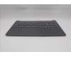 Lenovo 5CB1R91614 C-Cover with keyboard, English, Luna Grey, UMA, US