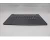 Lenovo 5CB1R91619 C-Cover with keyboard, German, Luna Grey, UMA, UK