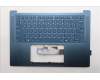 Lenovo 5CB1R97596 C-Cover with keyboard, US English Euro, Tidal Teal, US