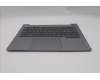 Lenovo 5CB1R99886 C-Cover with keyboard, Nordic, Arctic Grey, Backlight, H-series, UK