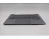 Lenovo 5CB1R99890 C-Cover with keyboard, Spanish, Arctic Grey, Backlight, H-series, UK