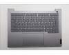 Lenovo 5CB1S00202 C-Abdeckung mit Tastatur, Englisch (GB), arktisgrau, Hintergrundbeleuchtung, U-Serie