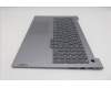 Lenovo 5CB1S00323 C-Cover with keyboard, Portuguese, Arctic Grey, Backlight, H-series, UK