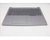 Lenovo 5CB1S00374 C-Cover with keyboard, Czech Slovakian, Arctic Grey, Backlight, U-series, UK