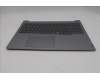 Lenovo 5CB1S01166 C-Cover with keyboard, Swedish/Finnish, Arctic Grey, Backlight, U-series, UK