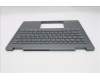 Lenovo 5CB1S01176 C-Cover with keyboard, Portuguese, Luna Grey, Backlight, Non-FingerPrint, UK