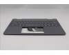 Lenovo 5CB1S01182 C-Cover with keyboard, French, Luna Grey, Backlight, Non-FingerPrint, US