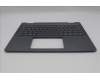 Lenovo 5CB1S01191 C-Cover with keyboard, Belgian, Luna Grey, Backlight, Non-FingerPrint, UK