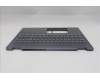 Lenovo 5CB1S05094 C-Cover with keyboard, Belgian, Luna Grey, Backlight, Non-FingerPrint, UK