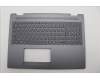 Lenovo 5CB1S05099 C-Cover with keyboard, Czech Slovakian, Luna Grey, Backlight, Non-FingerPrint, UK