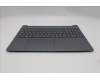 Lenovo 5CB1S05161 C-Cover with keyboard, Portuguese, Luna Grey, Non-Backlight, FingerPrint, UK