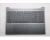 Lenovo 5CB1S05162 C-Cover with keyboard, Russian, Luna Grey, Non-Backlight, FingerPrint, US