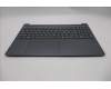 Lenovo 5CB1S05190 C-Cover with keyboard, Nordic, Luna Grey, Backlight, FingerPrint, UK