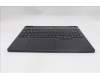 Lenovo 5CB1S22990 C-Cover with keyboard, Belgian, Eclipse Black, RGB Backlight, Anodizing Sandblasting, UK