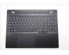 Lenovo 5CB1S24086 C-Cover with keyboard, English, Eclipse Black, White Backlight, Anodizing Sandblasting, US