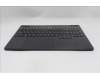 Lenovo 5CB1S24087 C-Cover with keyboard, US English Euro, Eclipse Black, White Backlight, Anodizing Sandblasting, US