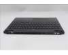Lenovo 5CB1S24171 C-Cover with keyboard, Portuguese, Eclipse Black, White Backlight, Anodizing Sandblasting, UK