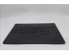Lenovo 5CB1S24174 C-Cover with keyboard, Spanish, Eclipse Black, White Backlight, Anodizing Sandblasting, UK