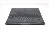 Lenovo 5CB1S31109 C-Cover with keyboard, US English Euro, Eclipse Black, White Backlight