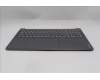 Lenovo 5CB1S50948 C-Cover with keyboard, Hebrew, Luna Grey, US