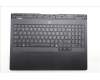 Lenovo 5CB1S57458 C-Cover with keyboard, Portuguese, Eclipse Black, White Backlight, UK