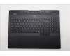 Lenovo 5CB1S57479 C-Cover with keyboard, Greek, Eclipse Black, RGB Backlight, US
