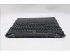 Lenovo 5CB1S75719 C-Cover with keyboard, Italian, Eclipse Black, RGB Backlight, Anodizing Sandblasting, UK