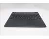 Lenovo 5CB1S75725 C-Cover with keyboard, Russian, Eclipse Black, RGB Backlight, Anodizing Sandblasting, US