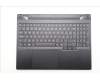 Lenovo 5CB1S76592 C-Cover with keyboard, Czech Slovakian, Eclipse Black, White Backlight, Anodizing Sandblasting, UK