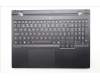 Lenovo 5CB1S76608 C-Cover with keyboard, Portuguese, Eclipse Black, White Backlight, Anodizing Sandblasting, UK