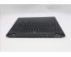 Lenovo 5CB1S76609 C-Cover with keyboard, Russian, Eclipse Black, White Backlight, Anodizing Sandblasting, US
