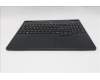 Lenovo 5CB1S76612 C-Cover with keyboard, Switzerland, Eclipse Black, White Backlight, Anodizing Sandblasting, UK