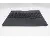 Lenovo 5CB1S76681 C-Cover with keyboard, Bulgarian, Eclipse Black, White Backlight, UK