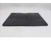 Lenovo 5CB1S76694 C-Cover with keyboard, Italian, Eclipse Black, White Backlight, UK